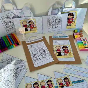 Kit Capas de Atividades tema Escola